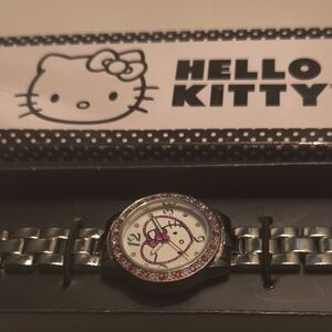 Hello Kitty Pink and Silver Timepiece
